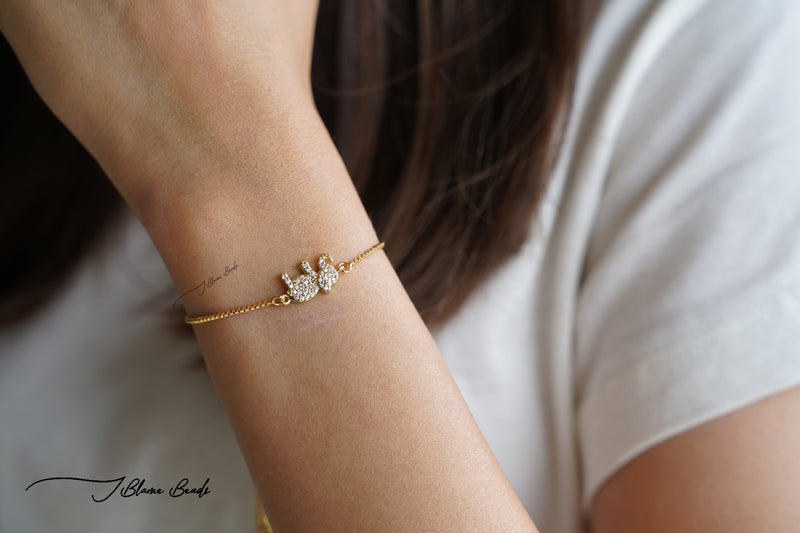 Studded Elephant Bracelet