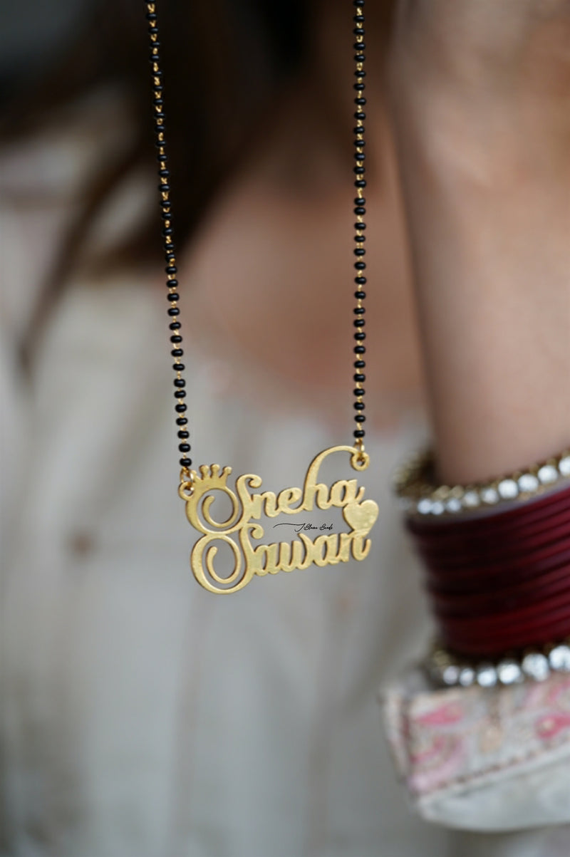 Personalized Double Name Mangalsutra