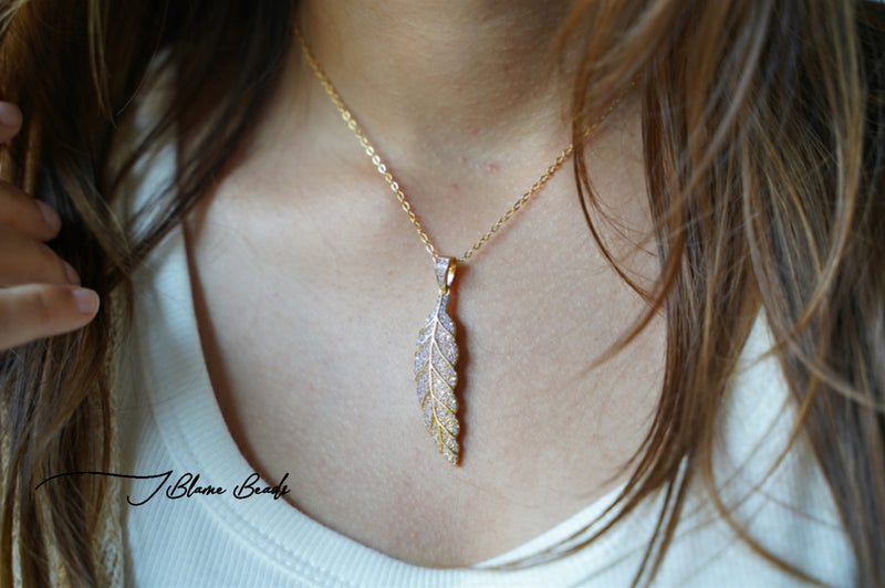 Ombre Leaf necklace
