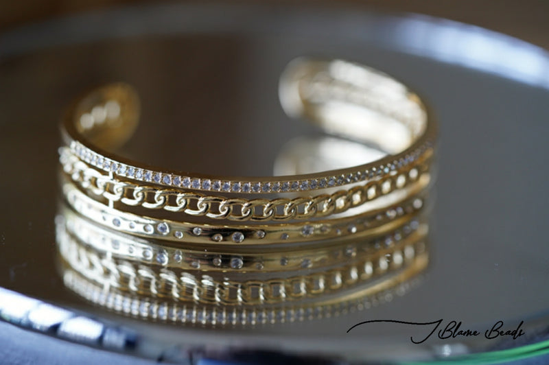 Studded stackable cuff