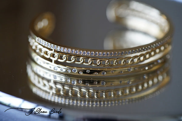 Studded stackable cuff