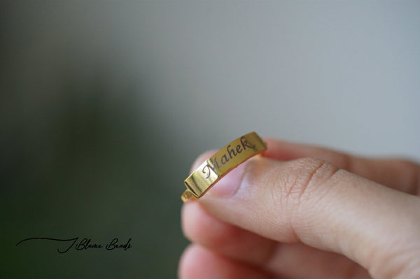 Avon personalized engraved ring