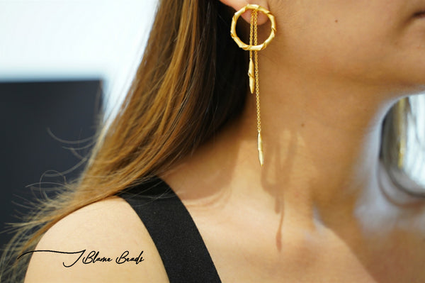 Twisted Drop Earrings