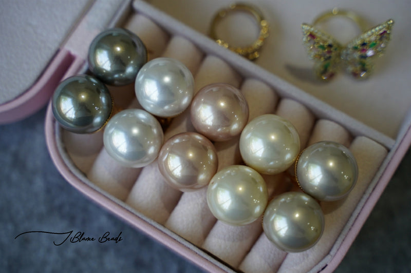 Oversized Pearl Earrings