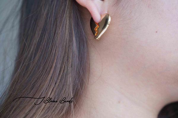 Broken Heart Earring
