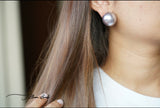 Oversized Pearl Earrings