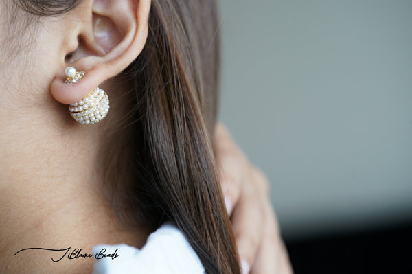 Statement Mini Pearl Stud
