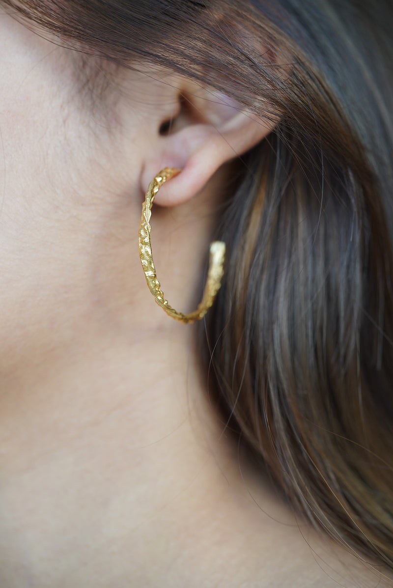 Gold Molten Hoops