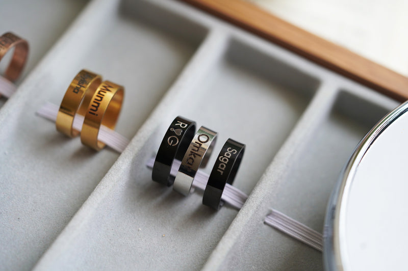 Personalized Engraved Rings