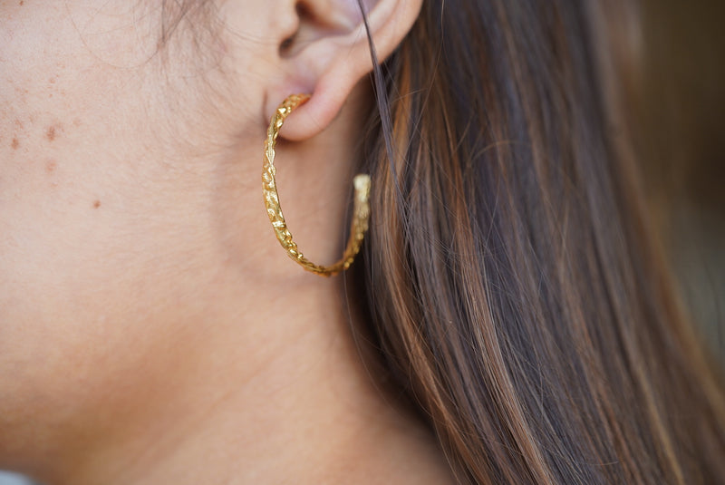 Gold Molten Hoops