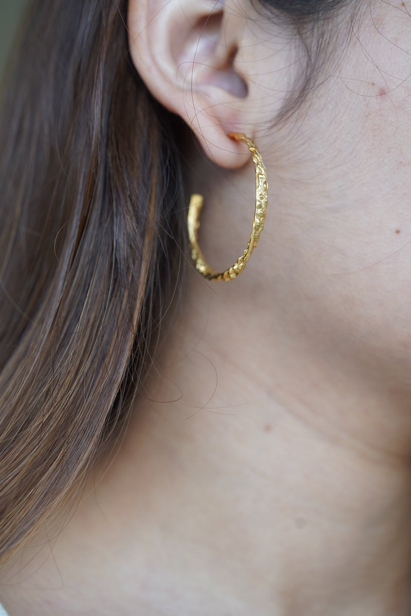 Gold Molten Hoops
