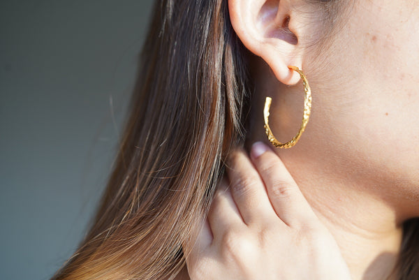 Gold Molten Hoops