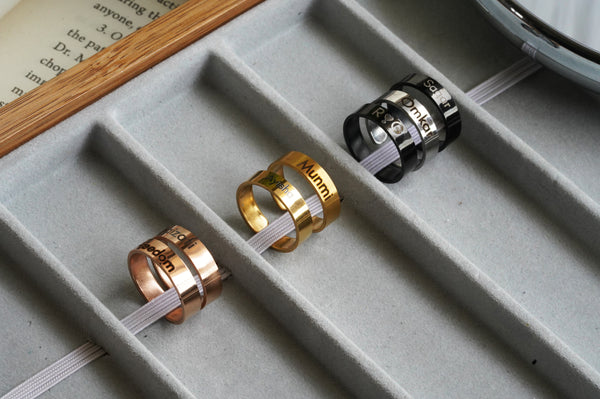 Personalized Engraved Rings